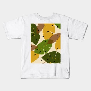 Abstract leaves Kids T-Shirt